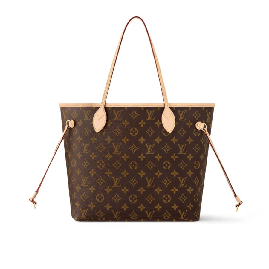Louis Vuitton Neverfull MM Monogram Canvas Beige 31Cm M46975