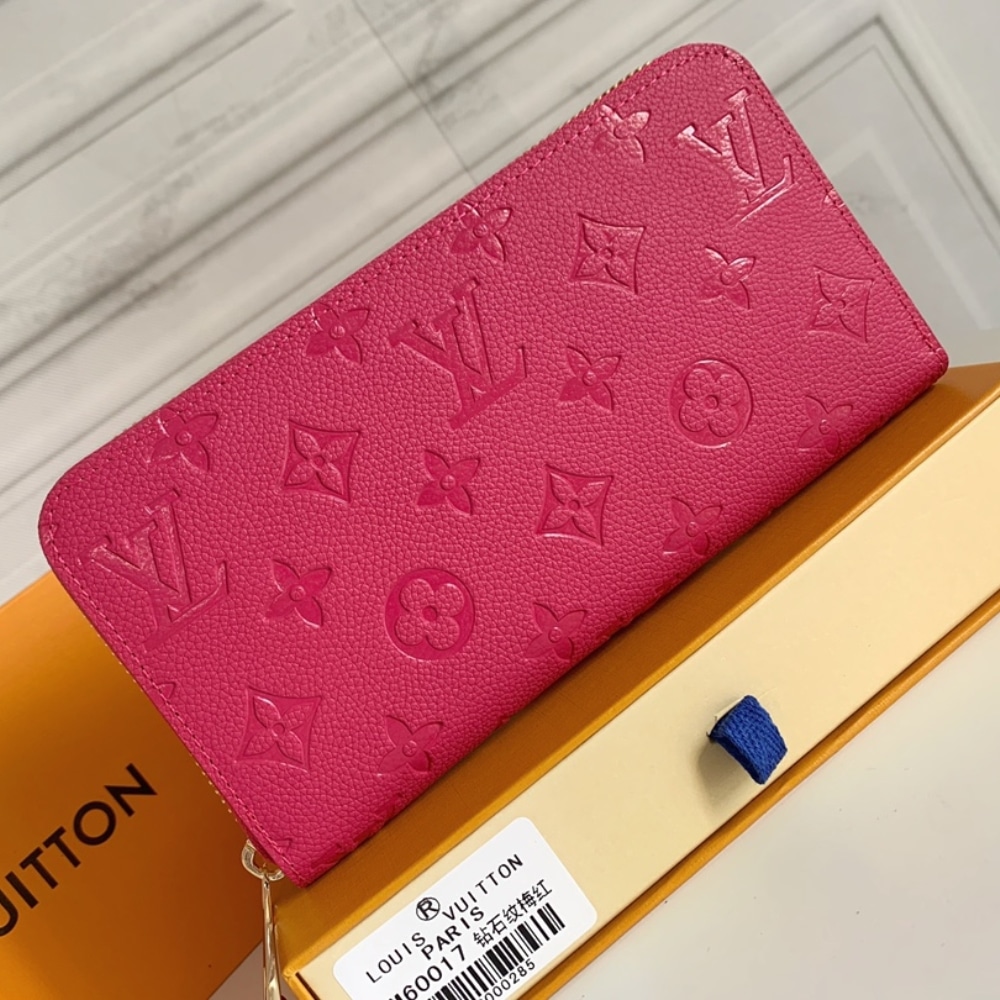 Louis Vuitton Zippy Wallet Monogram Dark Pink 19Cm M83639 - Image 4