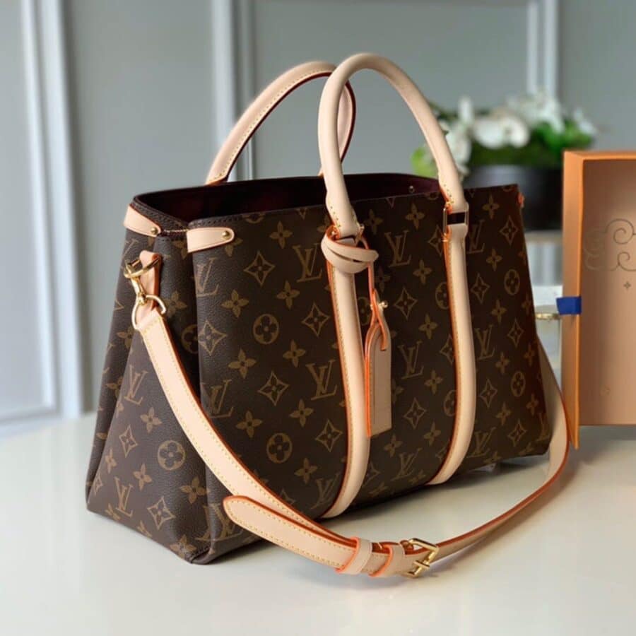 Alternative view of Louis Vuitton Soufflot MM Monogram Canvas Handle Bag Pink 36cm M44816