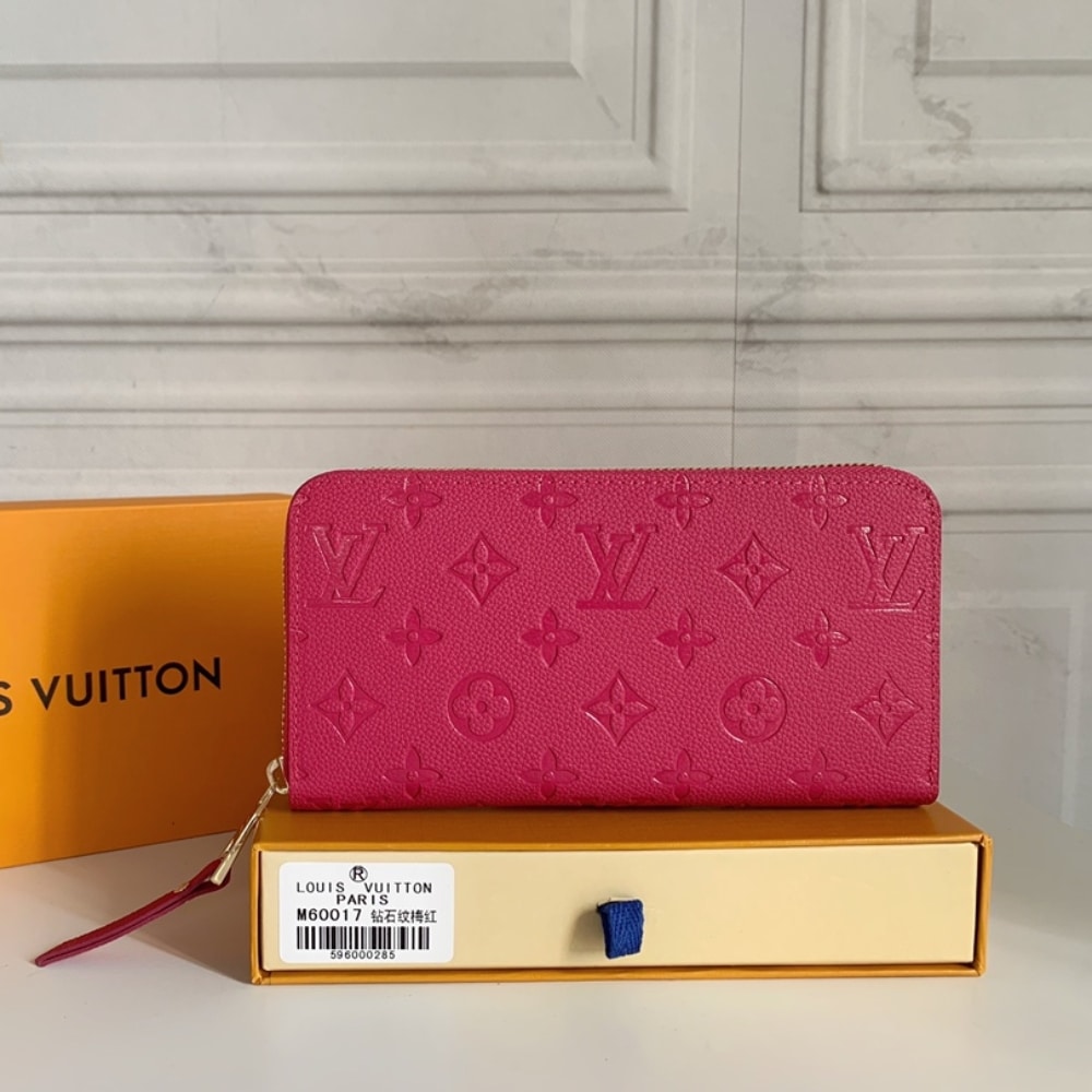 Louis Vuitton Zippy Wallet Monogram Dark Pink 19Cm M83639 - Image 2