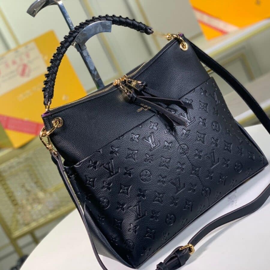 Alternative view of Louis Vuitton Maida Hobo Bag Monogram Empreinte Leather Black 32cm M45522