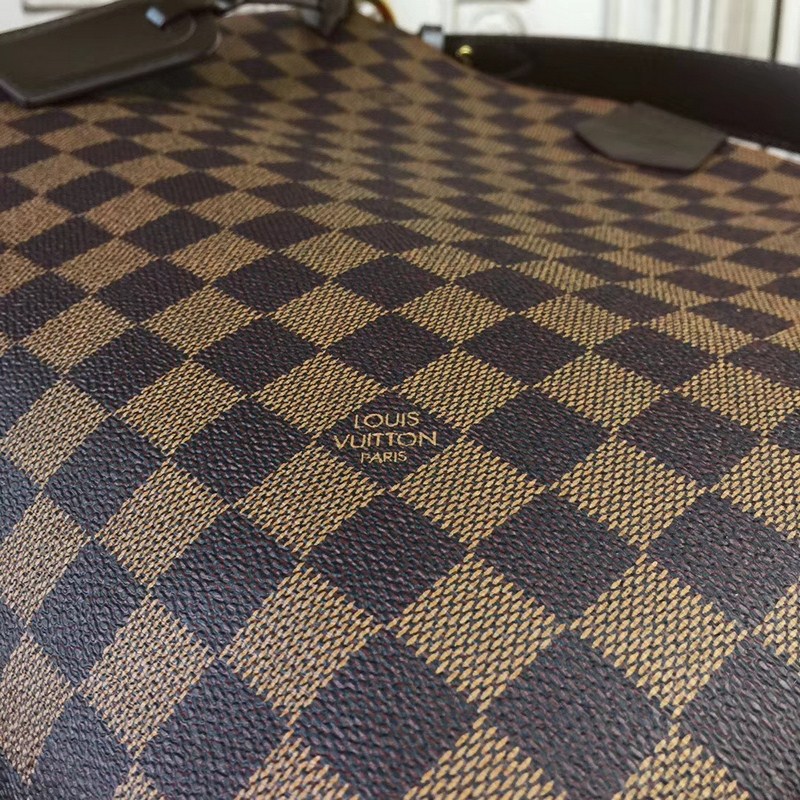 Louis Vuitton Graceful PM Damier Ebene Brown Red 35cm N44044 - Image 5