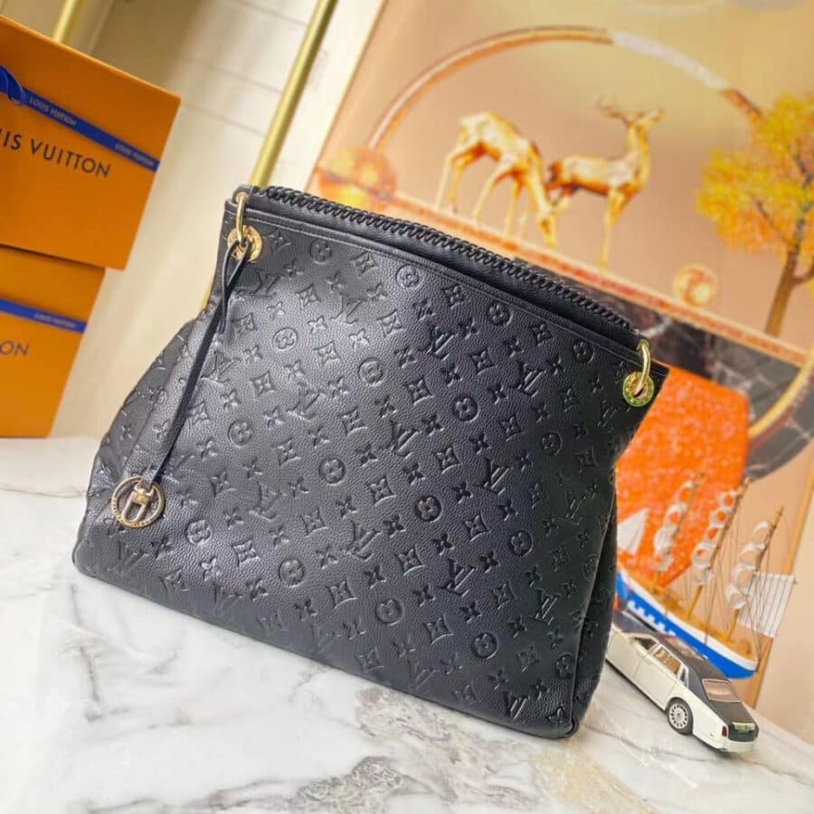 Alternative view of Louis Vuitton Artsy MM Monogram Empreinte Leather Black 41cm M41066