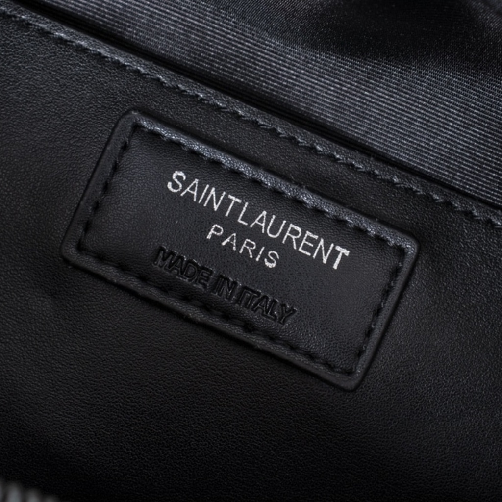 Saint Laurent Lou Camera Bag In Quilted Leather Black Noir 23Cm 761554DV7081000 - Image 6