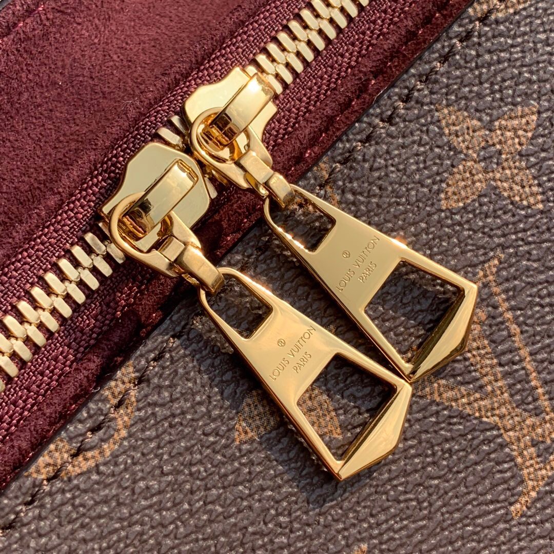 Louis Vuitton Soufflot MM Monogram Canvas Handle Bag Pink 36cm M44816 - Image 5