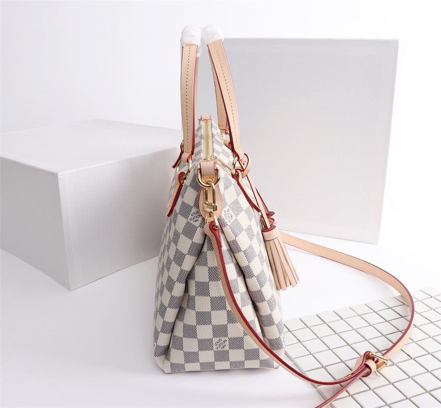 Louis Vuitton Lymington Damier Azur Canvas Beige 35Cm N40022 - Image 3