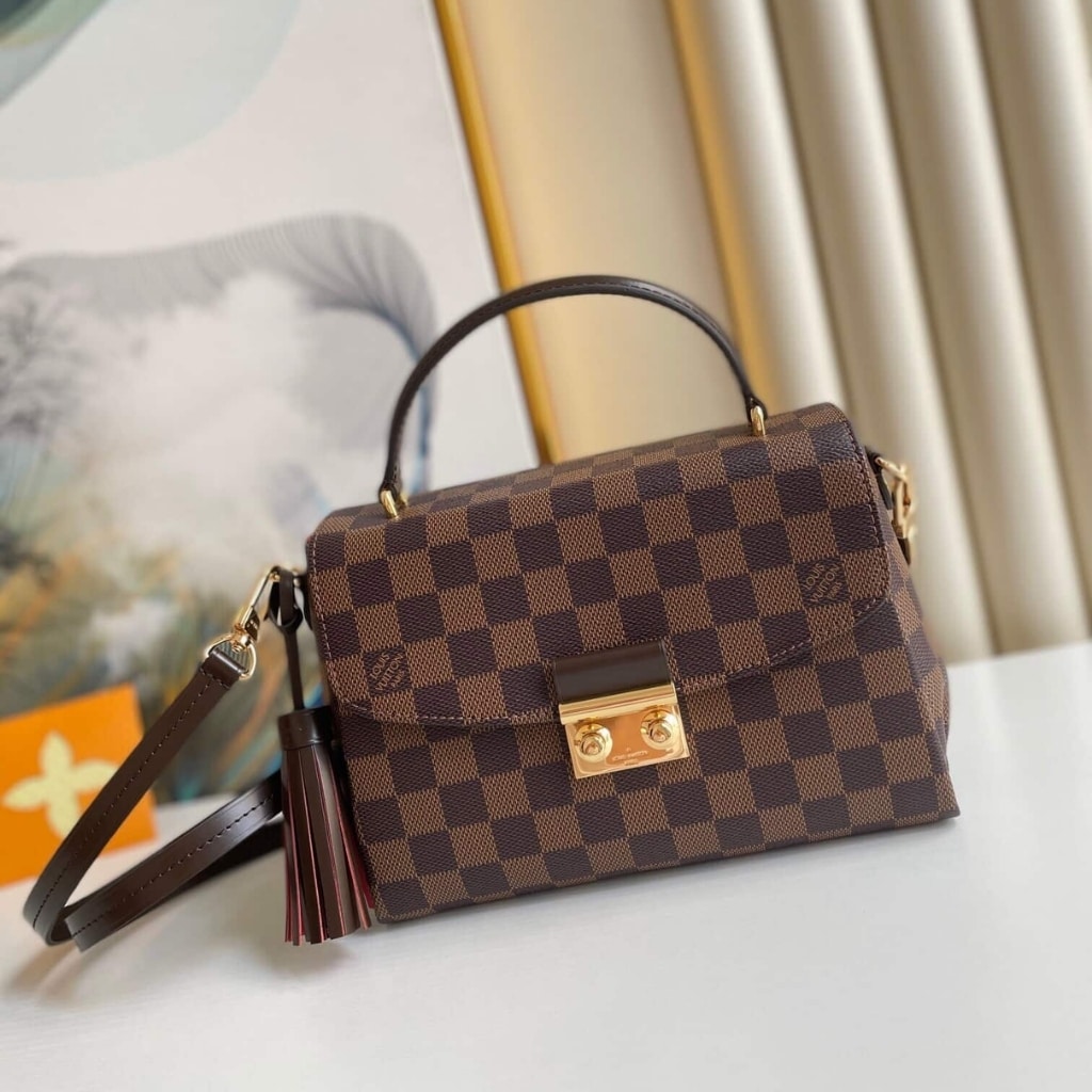 Louis Vuitton Croisette Damier Ebene Canvas 24cm N53000 - Image 2