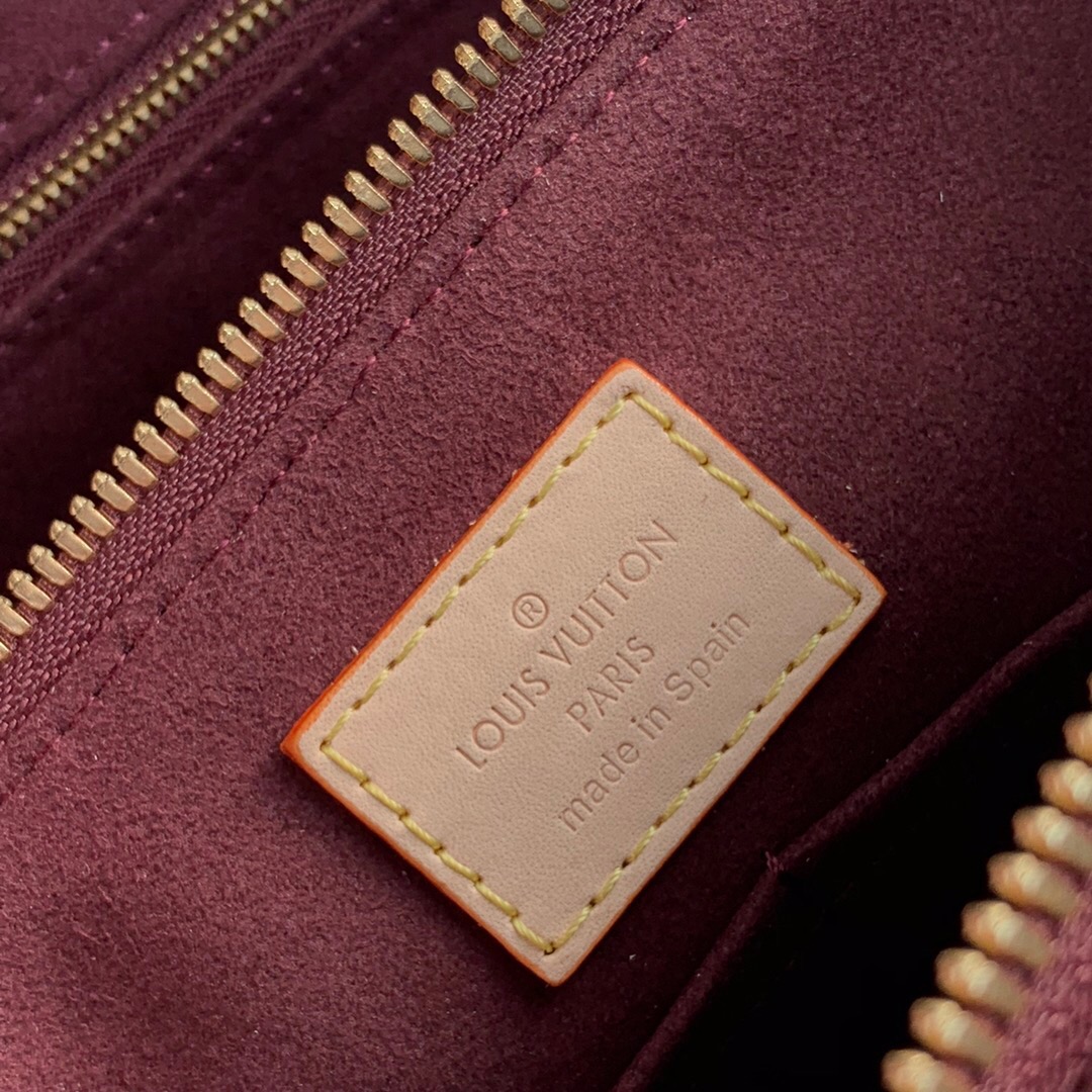 Louis Vuitton Soufflot MM Monogram Canvas Handle Bag Pink 36cm M44816 - Image 6