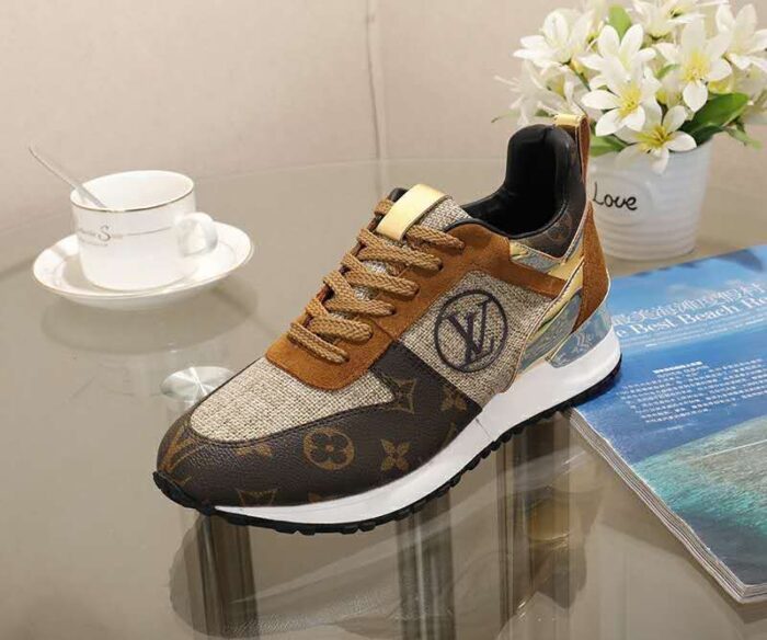 Alternative view of Louis Vuitton Lv Run Away Marathon Running Sneaker Brown