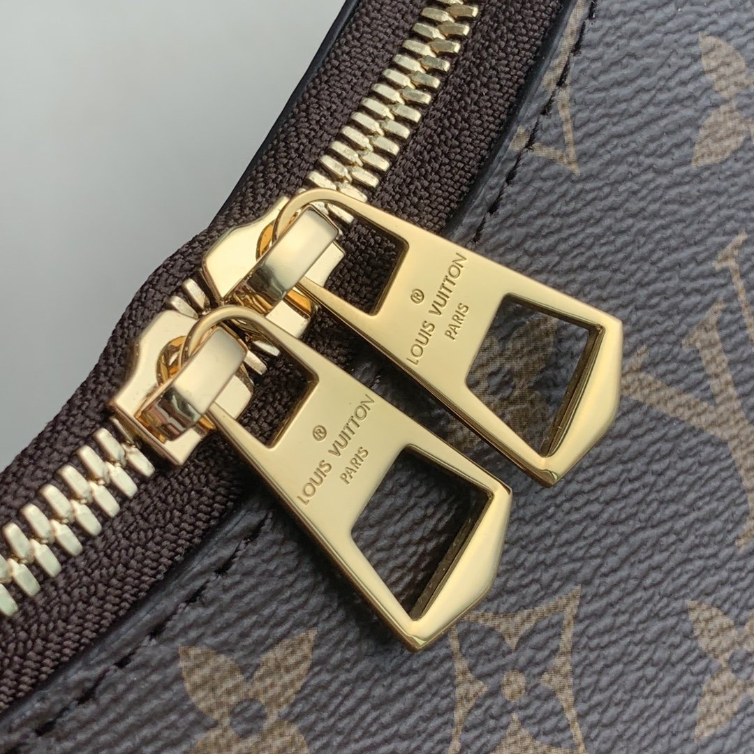 Louis Vuitton Boulogne PM Monogram Canvas Shoulder Bag Natural 29cm M45832 - Image 5