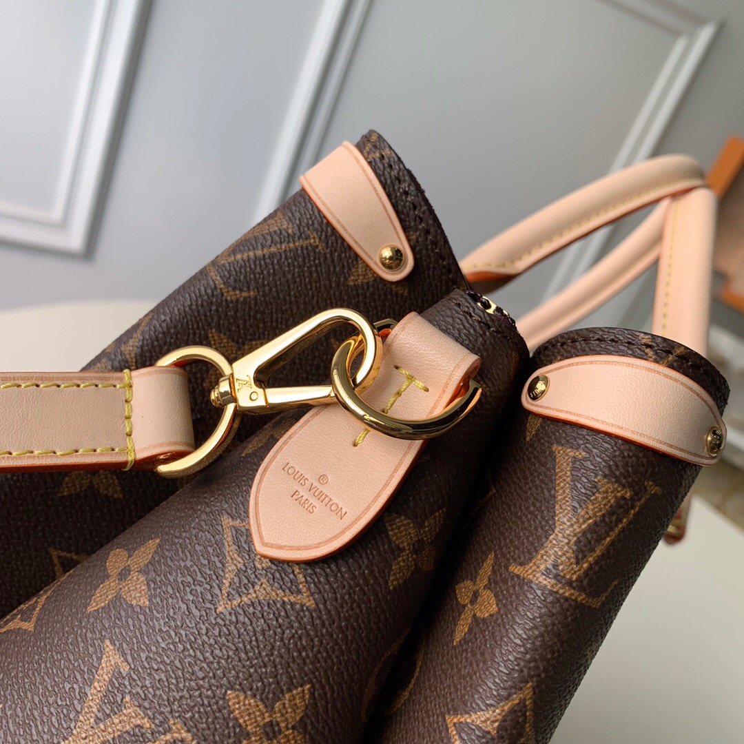 Louis Vuitton Soufflot MM Monogram Canvas Handle Bag Pink 36cm M44816 - Image 3