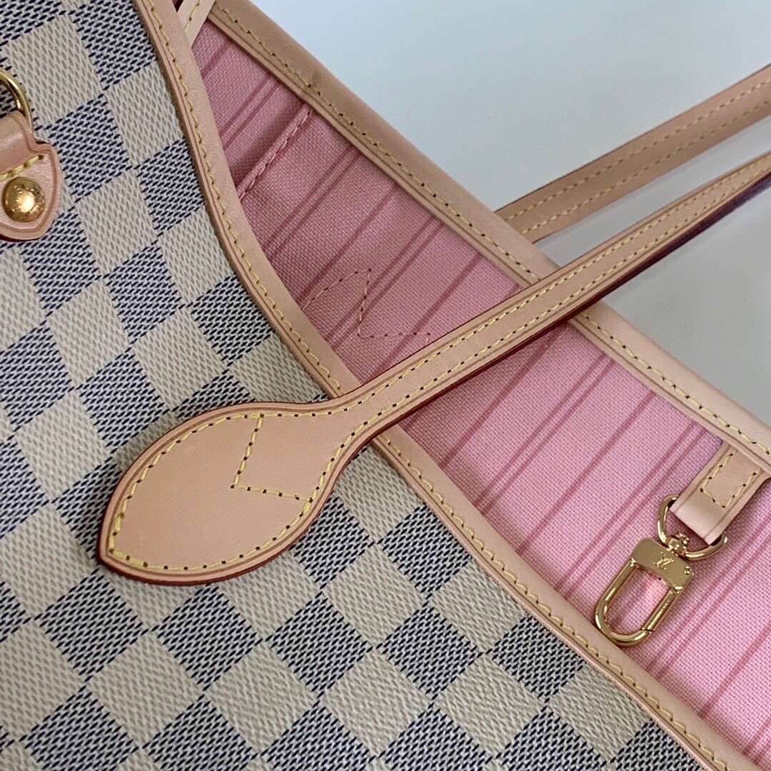Louis Vuitton Neverfull MM Rose Pink 31Cm N41605 - Image 7