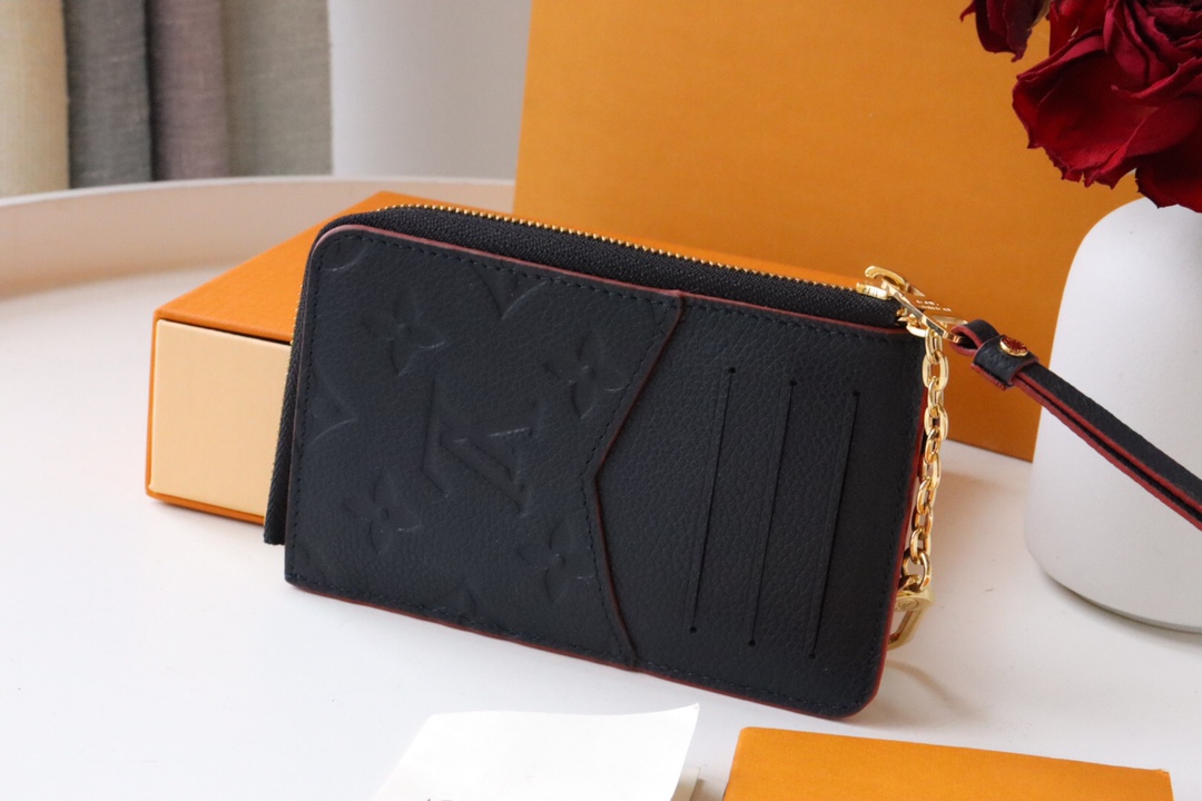 Louis Vuitton Card Holder Recto Verso Wallet Navy Blue / Red 13Cm M69420 - Image 8