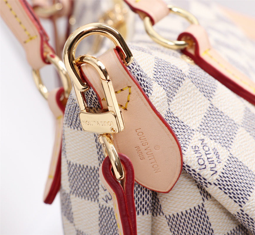 Louis Vuitton Lymington Damier Azur Canvas Beige 35Cm N40022 - Image 7