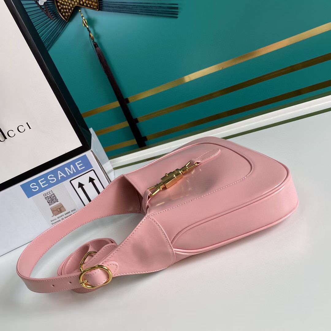 Gucci Jackie 1961 Mini Bag Light Pink 19cm 637091 10O0G 5815 - Image 3