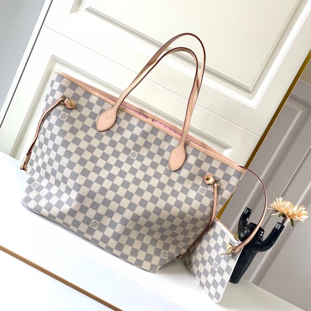 Louis Vuitton Neverfull MM Rose Pink 31Cm N41605 - Image 4