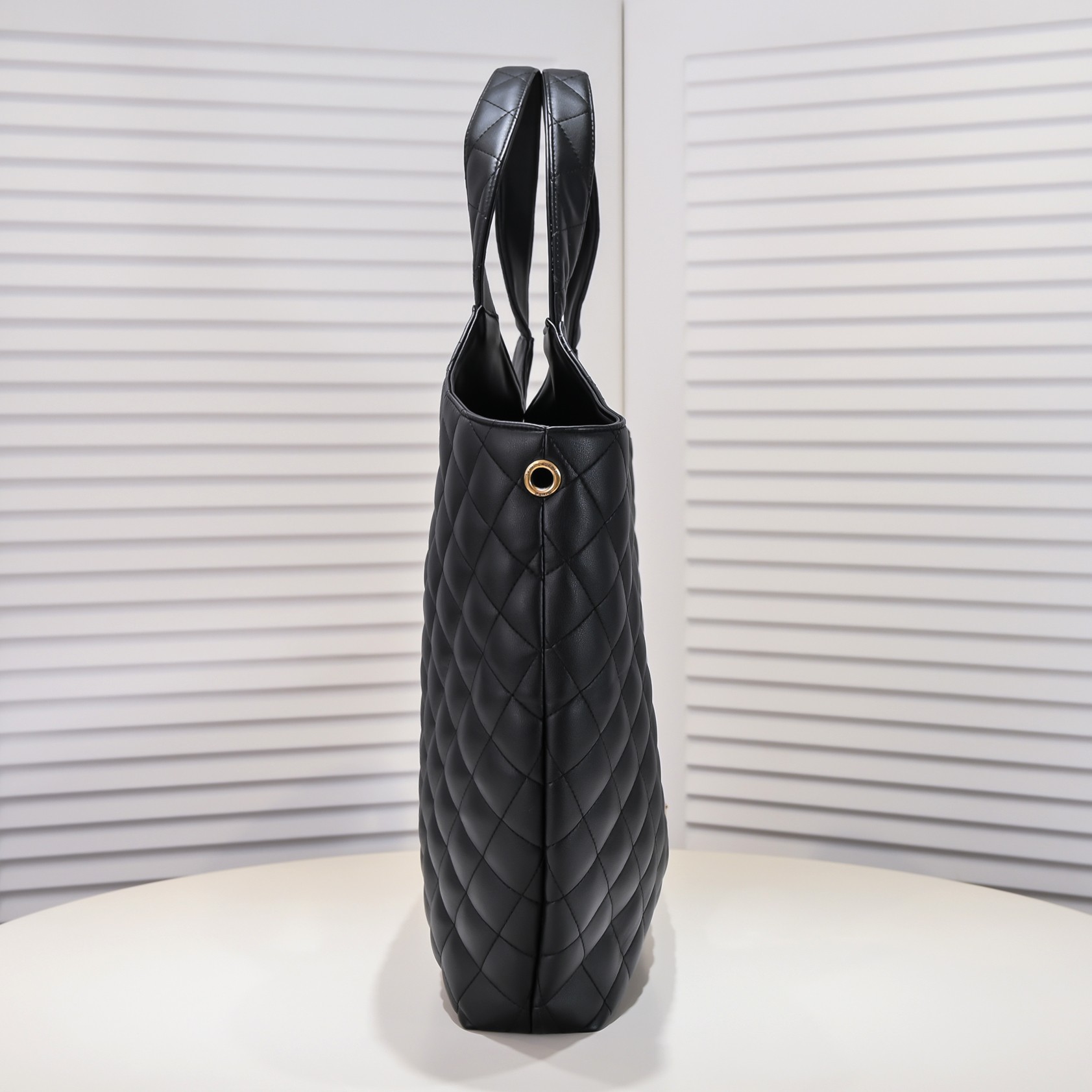 Saint Laurent Icare Maxi Quilted Shoulder Bag Black 50cm 698651AAANG1000 - Image 8