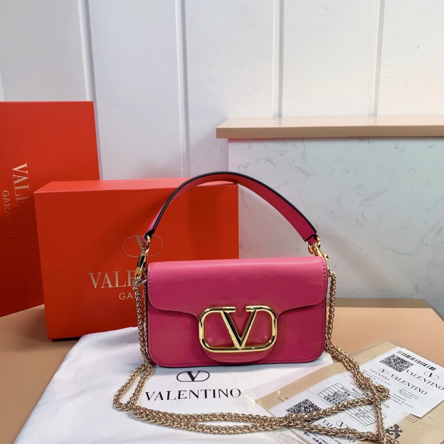Alternative view of Valentino Locò Small Shoulder Bag In Rose Violet 20cm 1W2B0K53ZXL M24