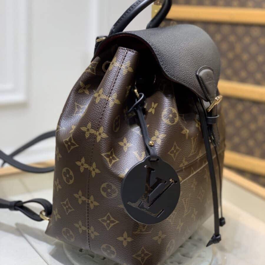 Alternative view of Louis Vuitton Montsouris PM Monogram Canvas Backpack Black 33cm M45515