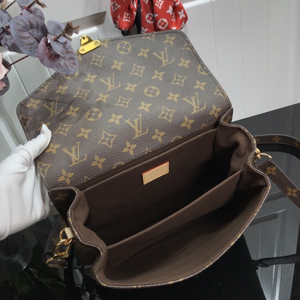 Louis Vuitton Pochette Métis Monogram Canvas Satchel Brown 25cm M44875 - Image 8