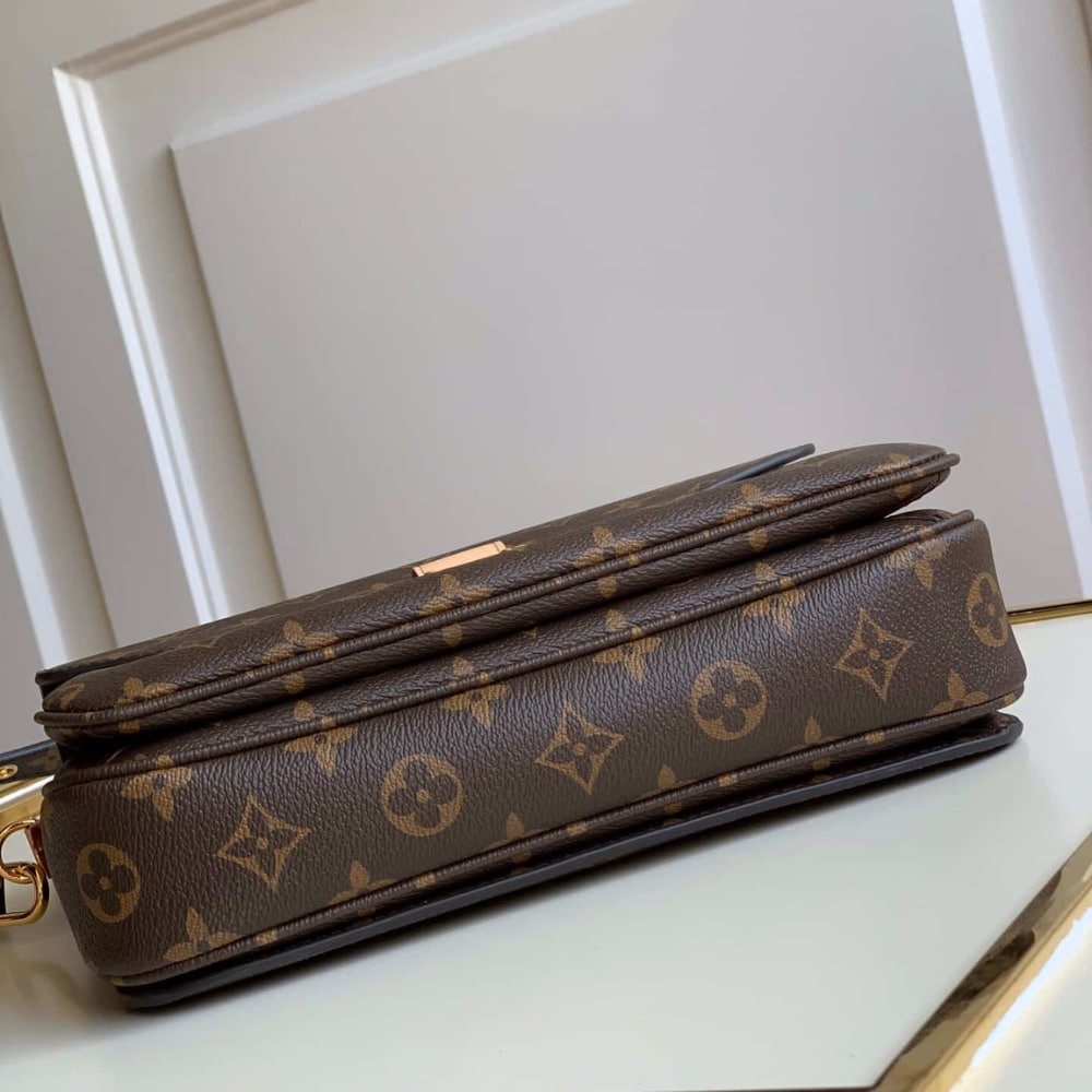 Louis Vuitton Pochette Métis Monogram Canvas Satchel Brown 25cm M44875 - Image 5