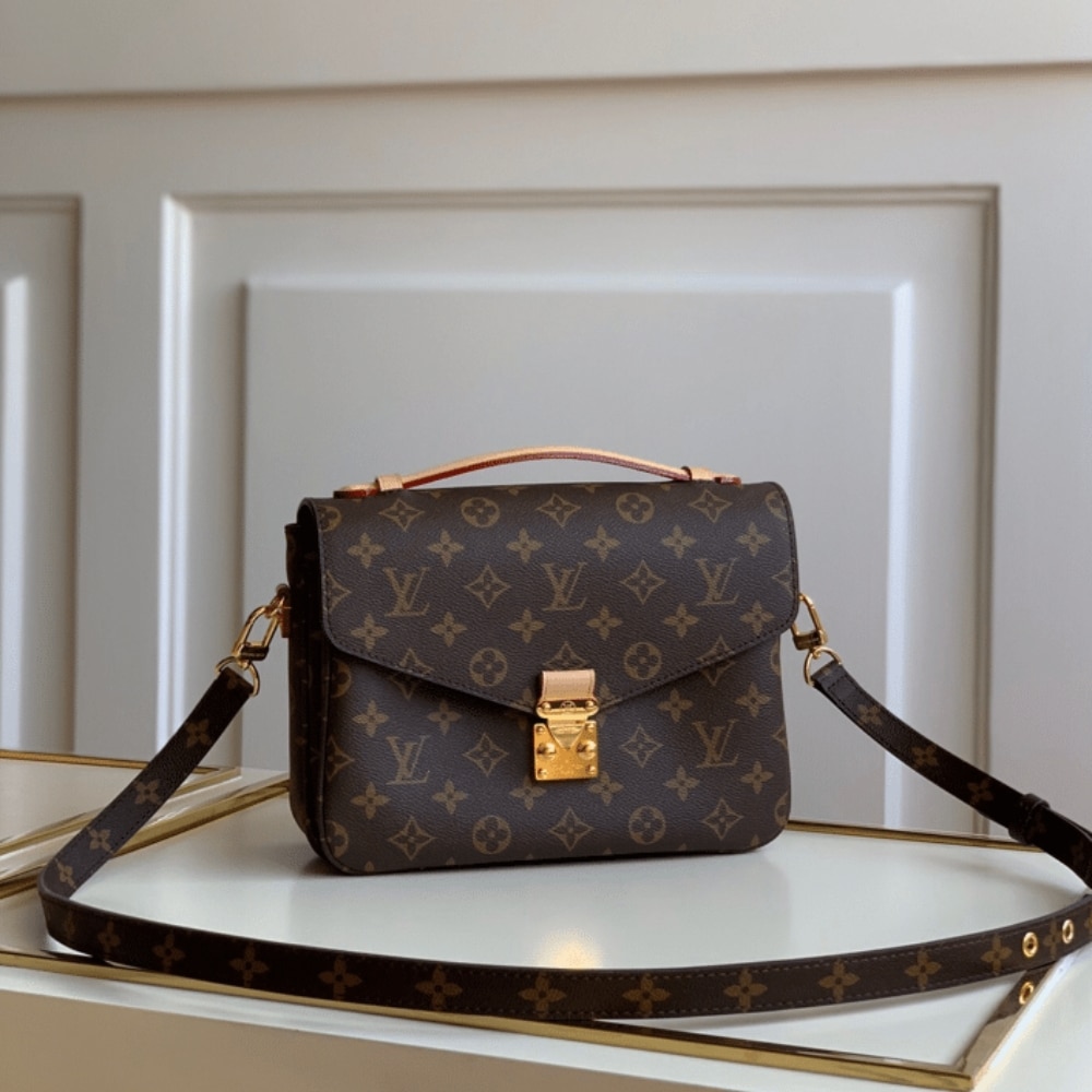 Louis Vuitton Pochette Métis Monogram Canvas Satchel Brown 25cm M44875 - Image 2