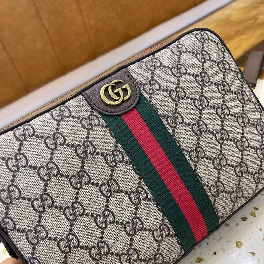 Alternative view of Gucci Ophidia Gg Shoulder Bag Beige Ebony 23.5Cm 699439 9C2St 8920