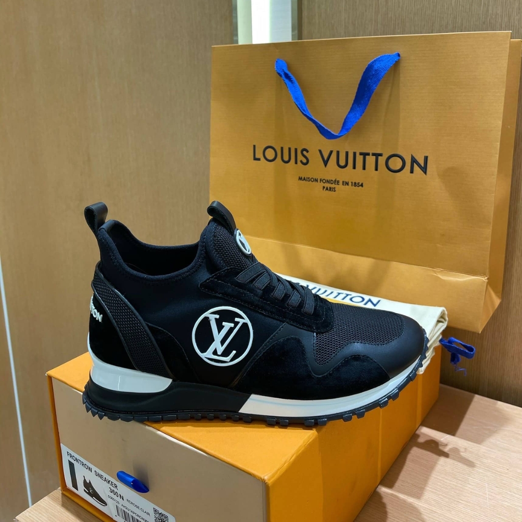 LOUIS VUITTON RUN AWAY SNEAKER BLACK 1A9ER7 - Image 3