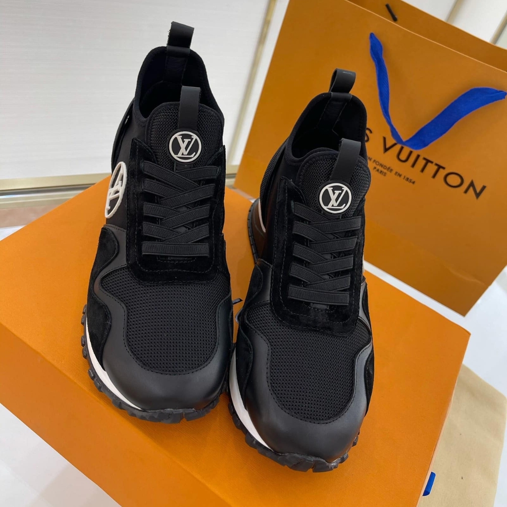 LOUIS VUITTON RUN AWAY SNEAKER BLACK 1A9ER7 - Image 8