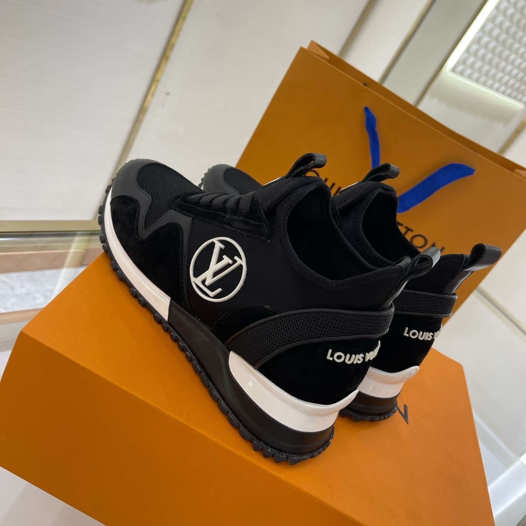 LOUIS VUITTON RUN AWAY SNEAKER BLACK 1A9ER7 - Image 6