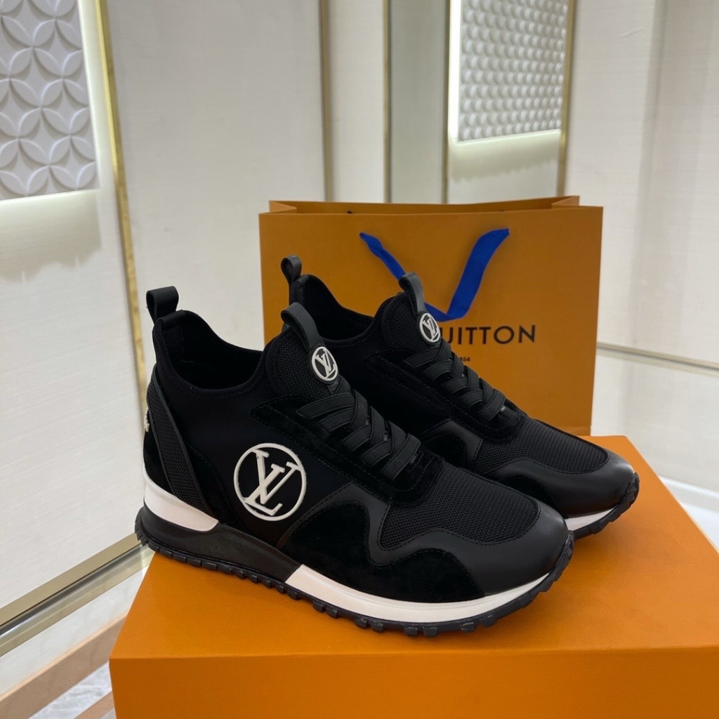 LOUIS VUITTON RUN AWAY SNEAKER BLACK 1A9ER7 - Image 2