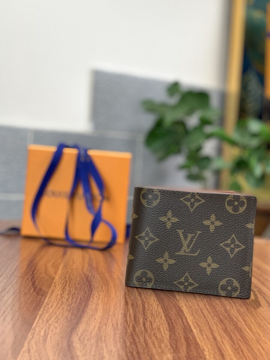 Alternative view of Louis Vuitton Amerigo Wallet Monogram Canvas In Brown 11Cm N60053