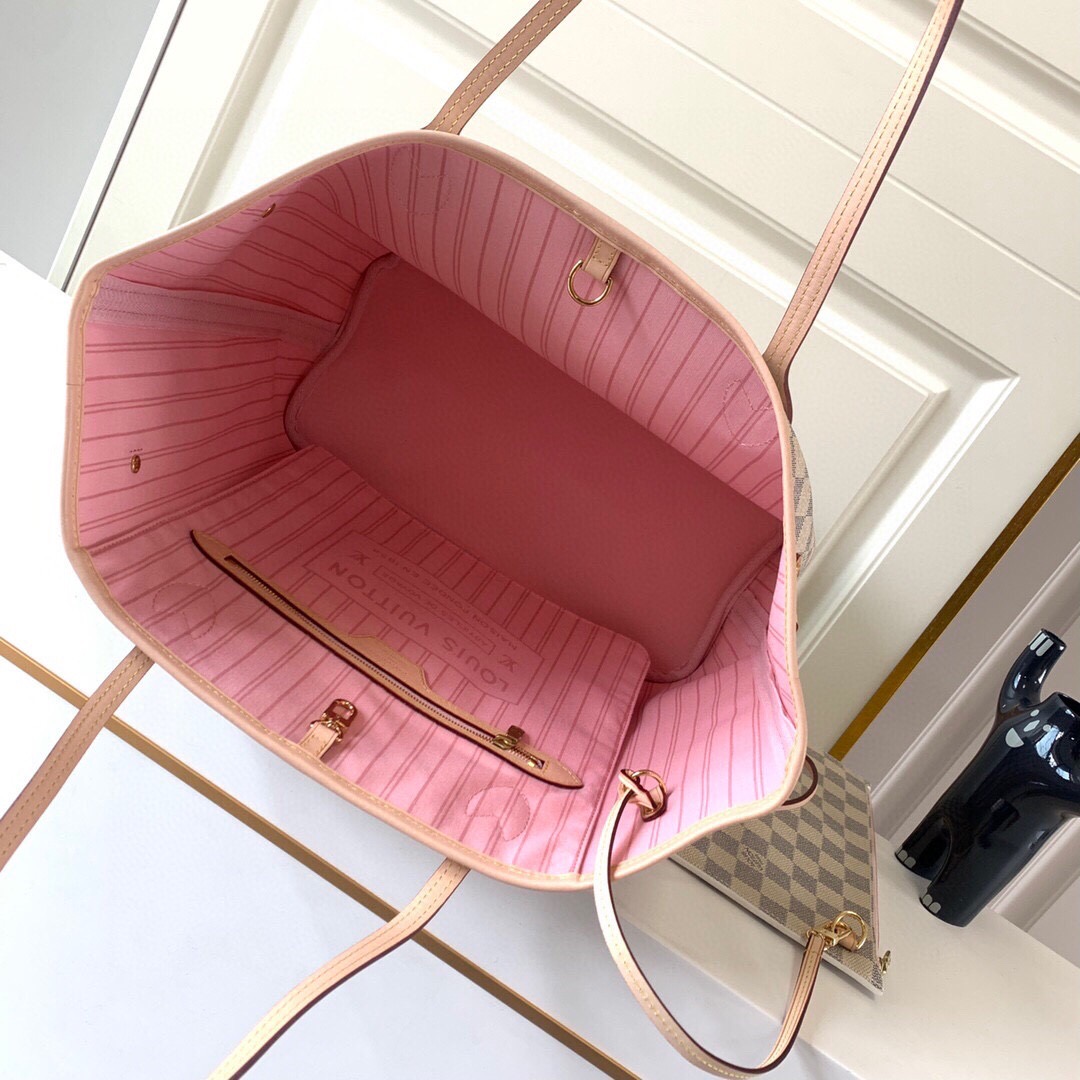 Louis Vuitton Neverfull MM Rose Pink 31Cm N41605 - Image 9