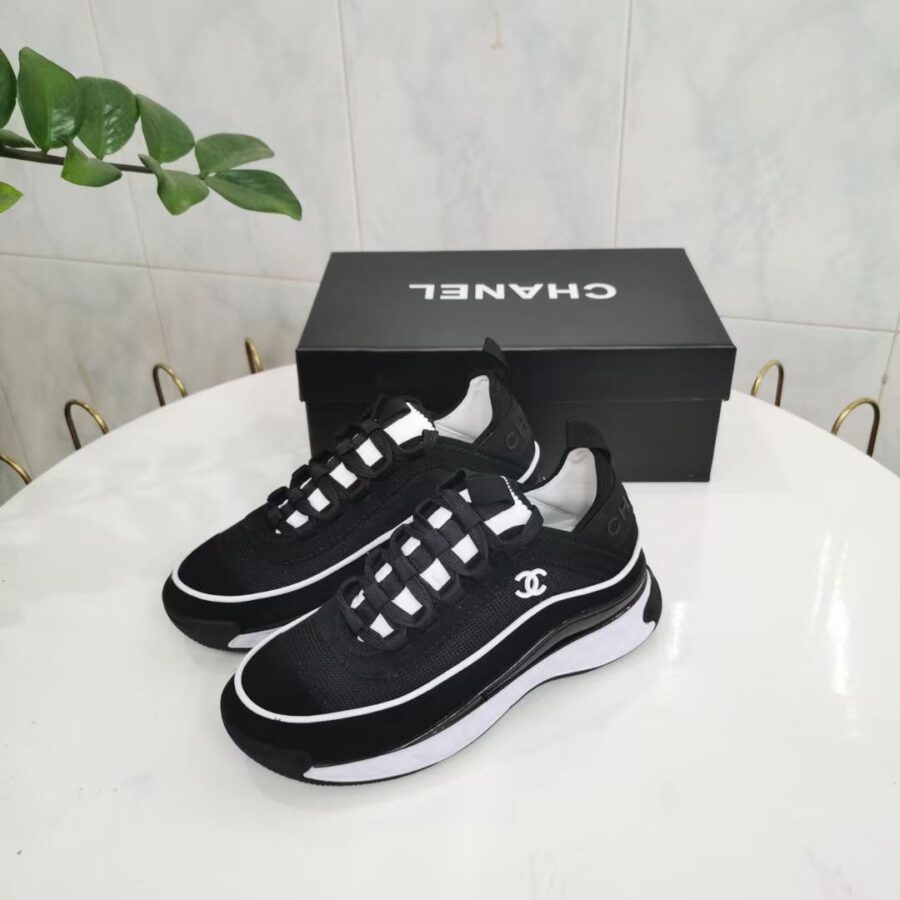 Alternative view of Chanel Women'S Suede Sneaker Black G39072 Y55826 K4284