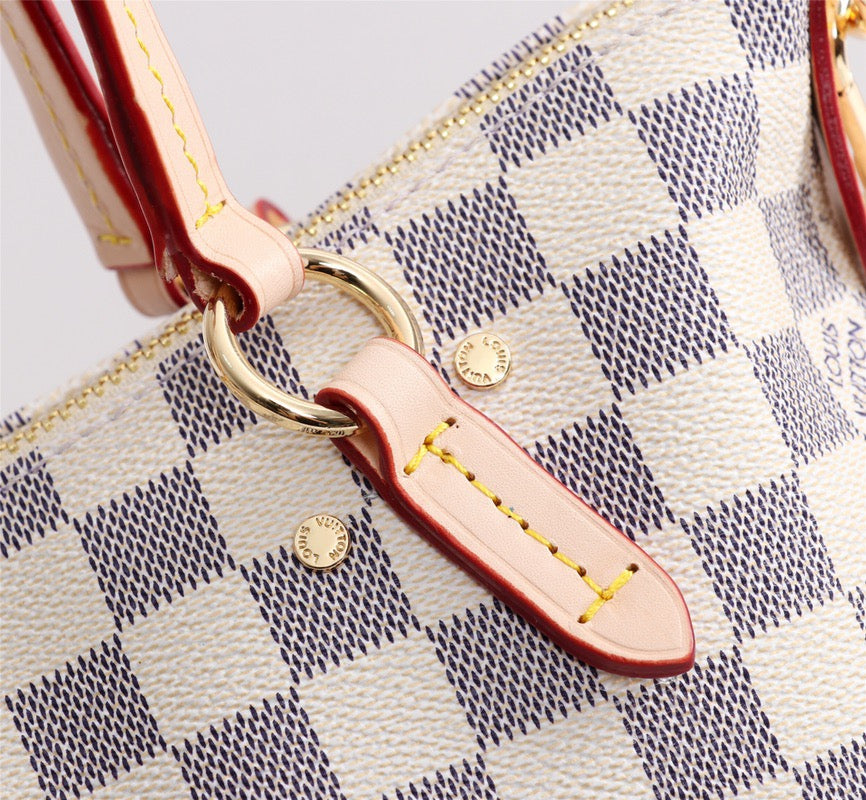 Louis Vuitton Lymington Damier Azur Canvas Beige 35Cm N40022 - Image 6