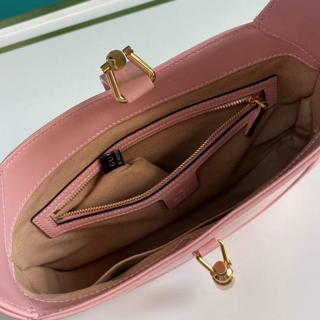 Gucci Jackie 1961 Mini Bag Light Pink 19cm 637091 10O0G 5815 - Image 5