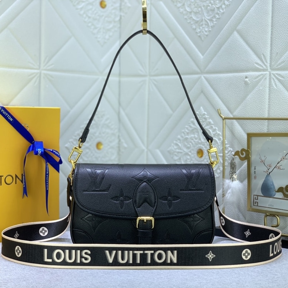 Louis Vuitton Diane Monogram Empreinte Black 24Cm M46386 - Image 2