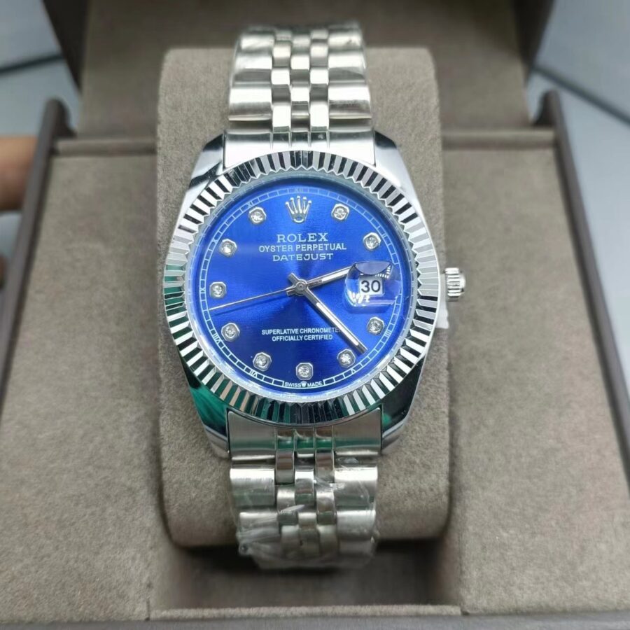 Alternative view of Rolex Datejust Navy Blue Watch 41mm 126334 0016