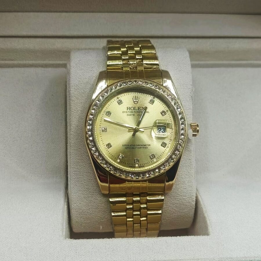 Alternative view of Rolex Man Datejust Gold 37mm 179138