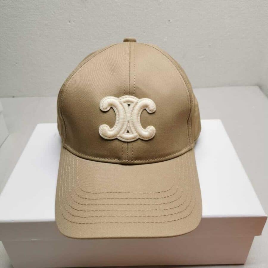 Alternative view of Celine Cc Cotton BaseBall Cap Beige