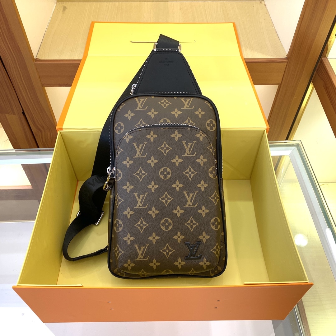 Louis Vuitton Avenue Slingbag Nm Monogram Macassar 31Cm M46327 - Image 2
