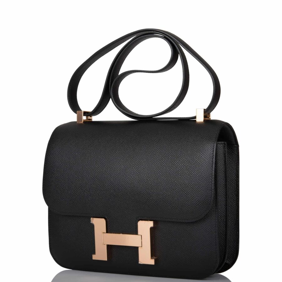 Alternative view of Hermes Constance 24 Togo Leather Gold Hardware Black 24Cm