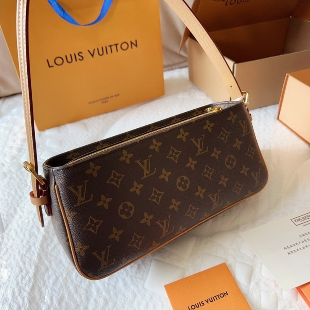 Louis Vuitton Vivacité Monogram Canvas Brown 25Cm M46999 - Image 6
