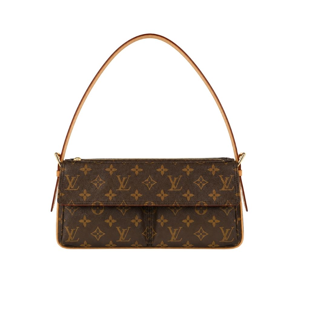 Louis Vuitton Vivacité Monogram Canvas Brown 25Cm M46999