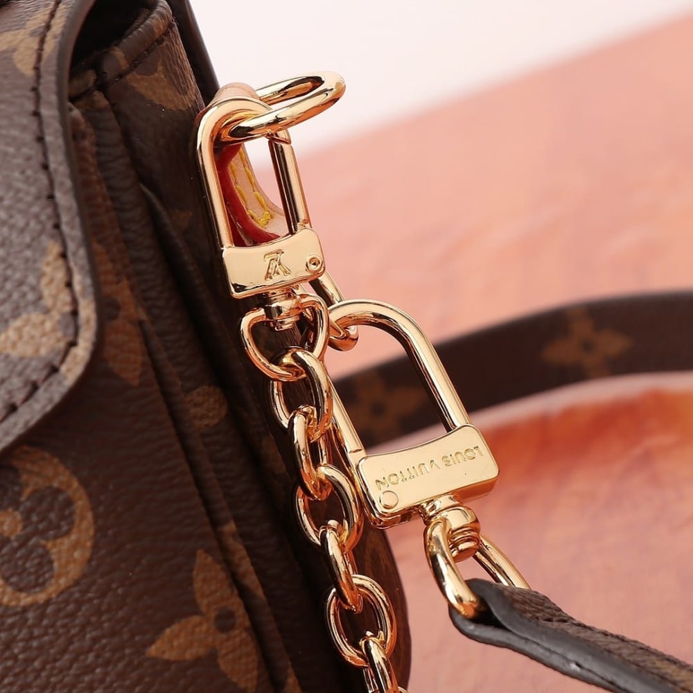 Louis Vuitton Pochette Métis East West Monogram Canvas Brown 21Cm M46279 - Image 8
