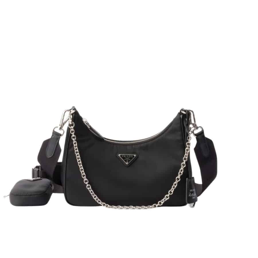 Prada Re Edition 2005 Re Nylon Bag Black 22cm 1BH204 R064 F0002 V V9L