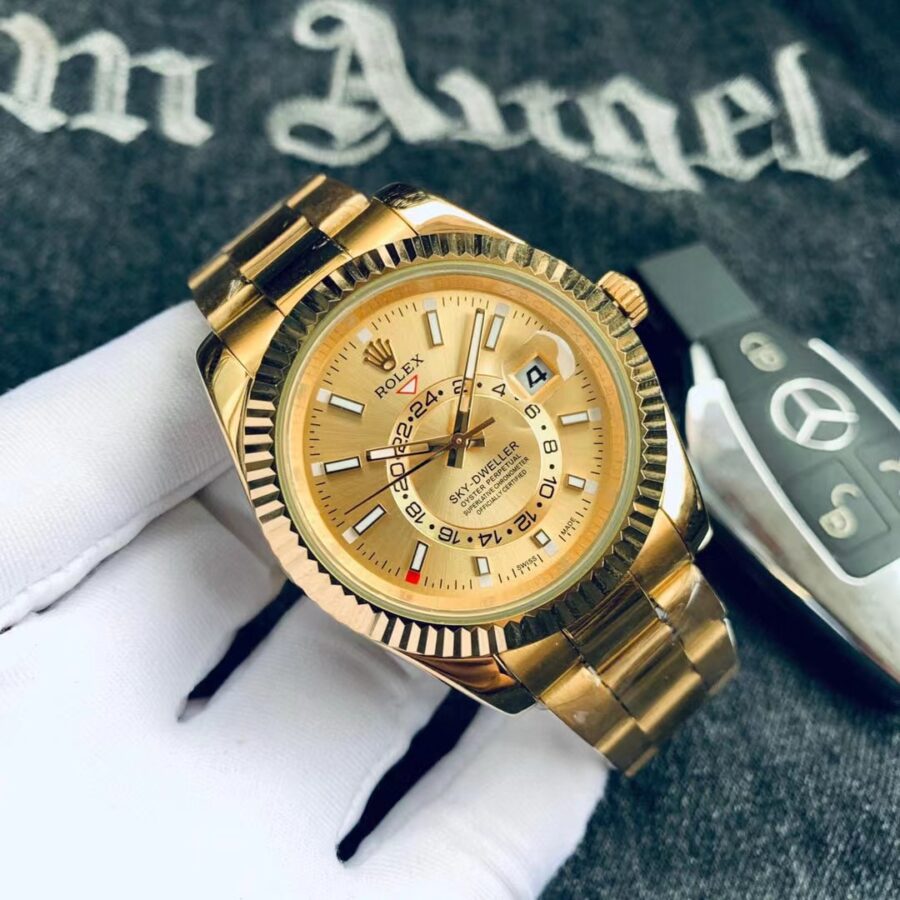 Alternative view of Rolex Sky Dweller Yellow Gold 42mm 326938