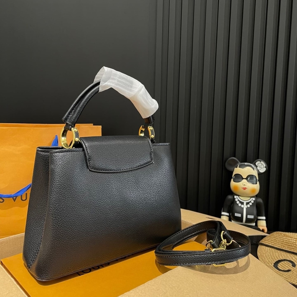 Louis Vuitton Capucines BB Bag Black 27Cm M94755 - Image 8