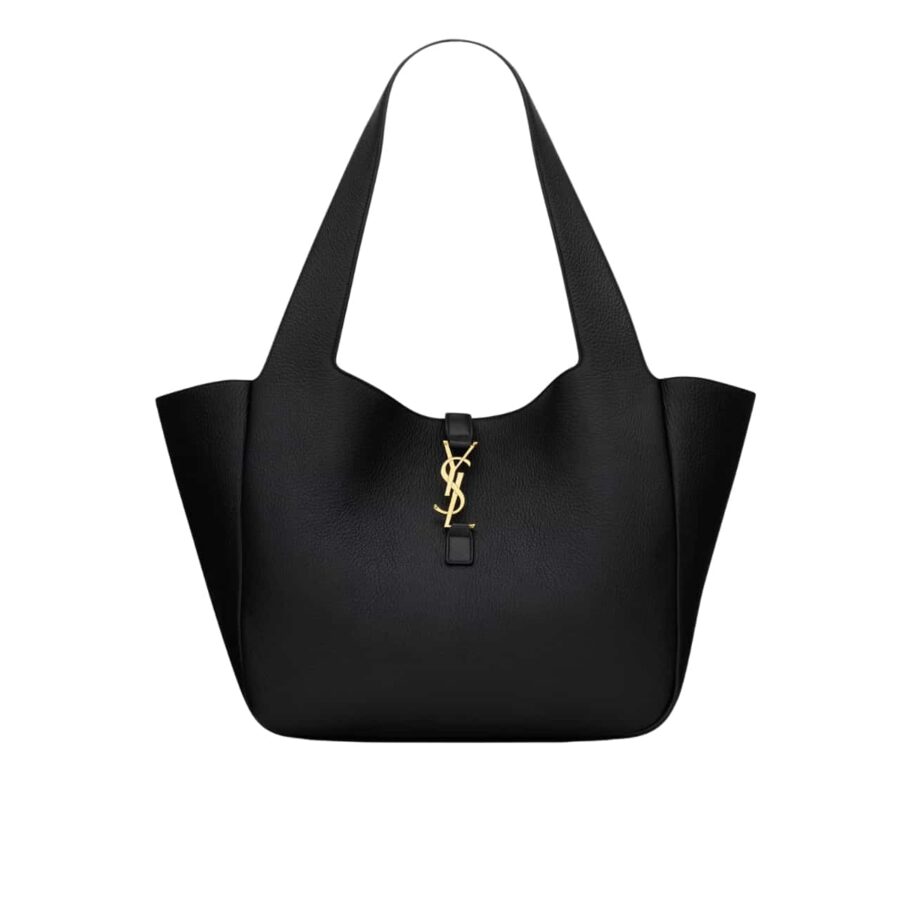 Saint Laurent Le 5 À 7 Bea In Grained Leather Black 50Cm 763435Aaduu1000