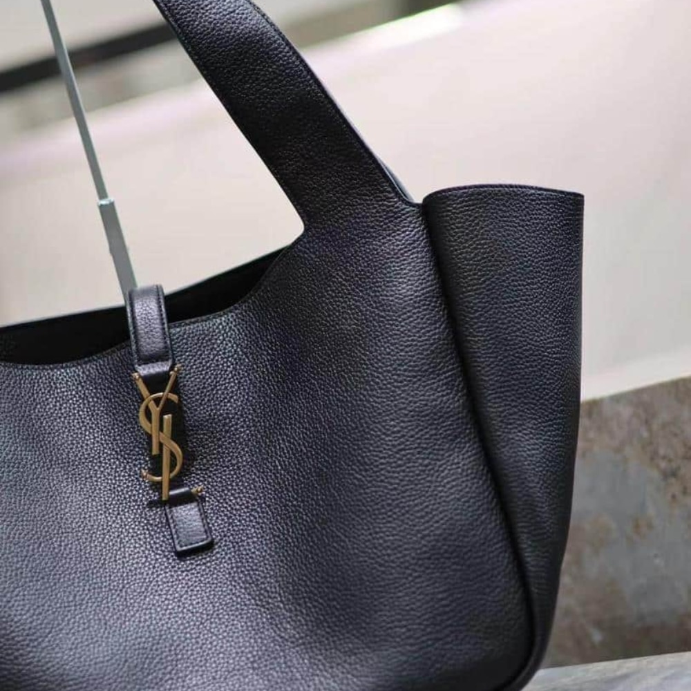 Saint Laurent Le 5 À 7 Bea In Grained Leather Black 50Cm 763435Aaduu1000 - Image 4